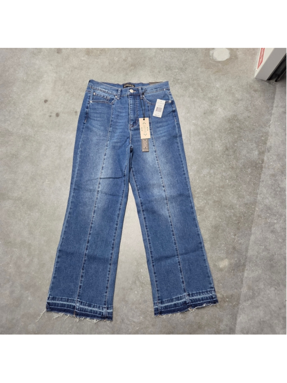 Nanette Lepore Jolie Super High Rise Jeans 8 Grunge 70s Bohemian 90s Alternative